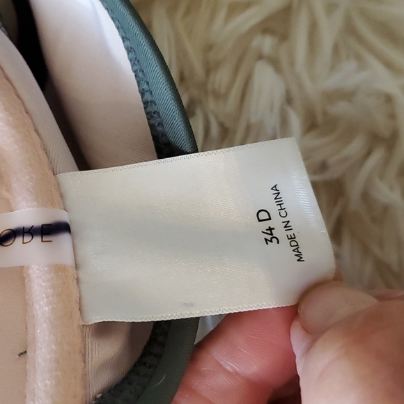 Shade & Shore Olive Green Bikini Top | 34D - Picture 7 of 10